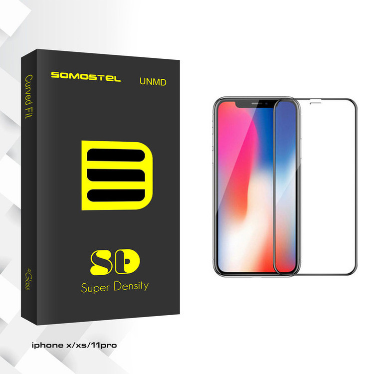محافظ صفحه نمایش سوماستل مدل SD Glass مناسب برای گوشی موبایل اپل iPhone x