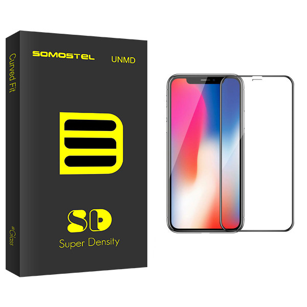محافظ صفحه نمایش سوماستل مدل SD Glass مناسب برای گوشی موبایل اپل iPhone x