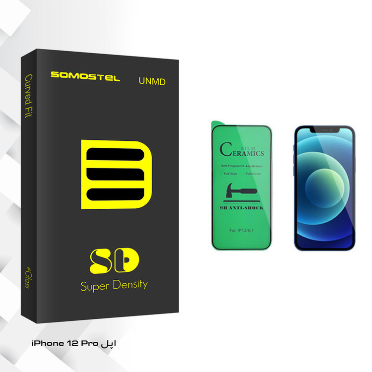 محافظ صفحه نمایش سرامیکی سوماستل مدل SD Glass مناسب برای گوشی موبایل اپل iPhone 12 Pro