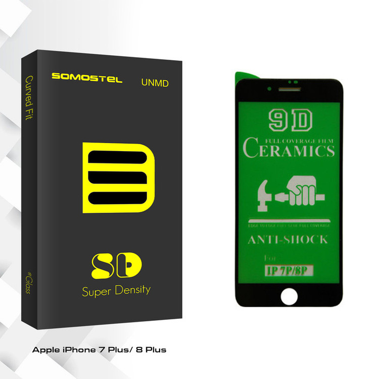 محافظ صفحه نمایش سوماستل مدل SD Glass مناسب برای گوشی موبایل اپل iphone 7 Plus/ 8 Plus