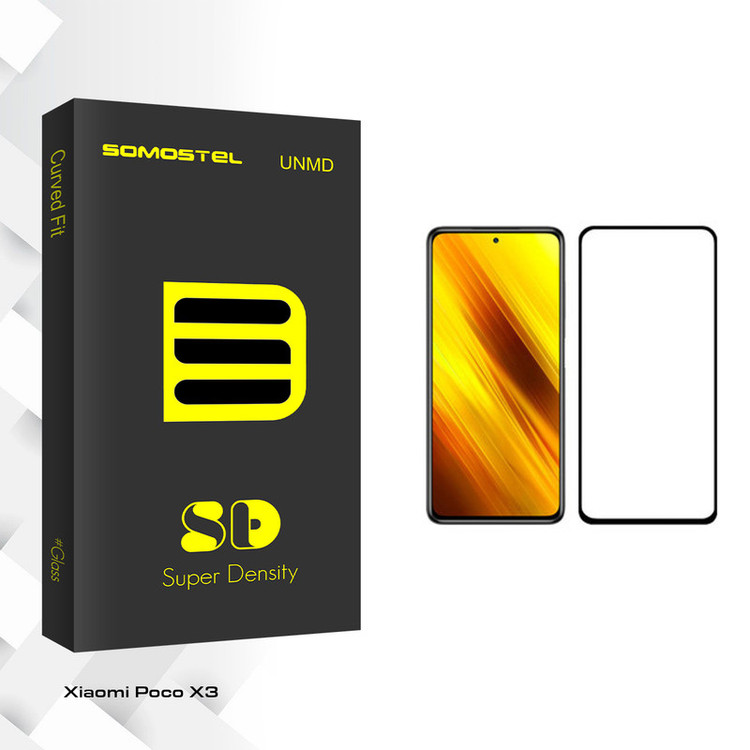 محافظ صفحه نمایش سوماستل مدل Sd Glass مناسب برای گوشی موبایل شیائومی Poco X3