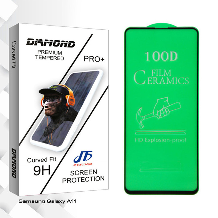 محافظ صفحه نمایش سرامیکی جی اف مدل Diamond glass مناسب برای گوشی موبایل سامسونگ Galaxy A11