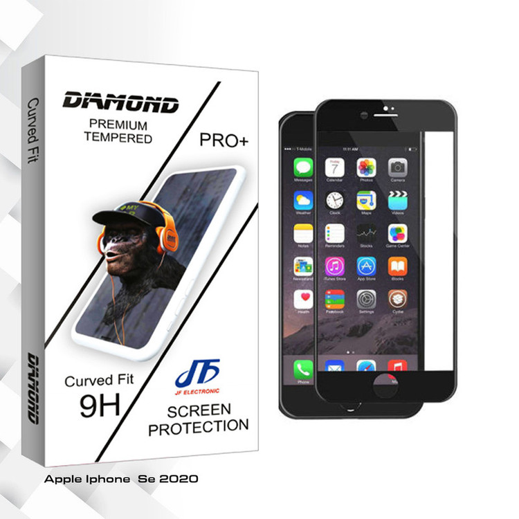 محافظ صفحه نمایش مات جی اف مدل Diamond glass مناسب برای گوشی موبایل اپل Iphone Se 2020