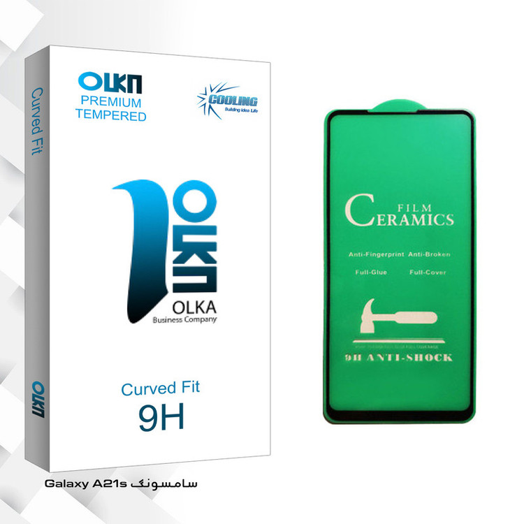 محافظ صفحه نمایش سرامیکی کولینگ مدل Olka glass مناسب برای گوشی موبایل سامسونگ Galaxy A21s