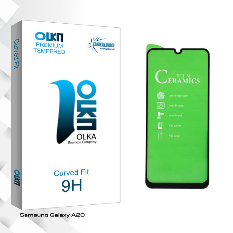 محافظ صفحه نمایش سرامیکی کولینگ مدل Olka glass مناسب برای گوشی موبایل سامسونگ Galaxy A20