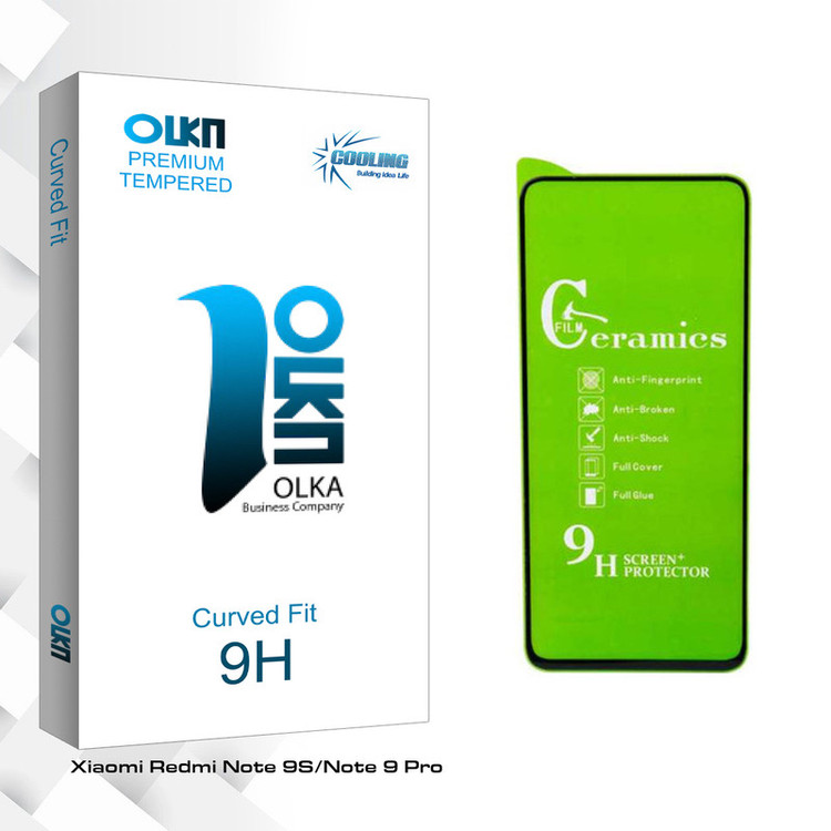 محافظ صفحه نمایش کولینگ مدل Olka glass مناسب برای گوشی شیائومی Redmi Note 9S