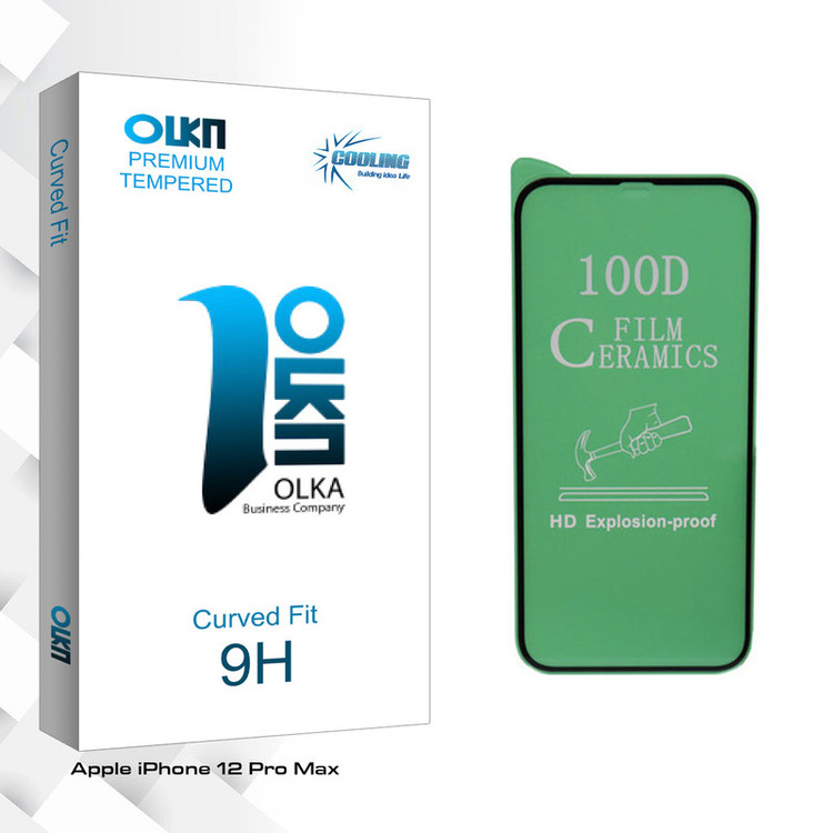 محافظ صفحه نمایش سرامیکی کولینگ مدل Olka glass مناسب برای گوشی موبایل اپل iPhone 12 Pro Max