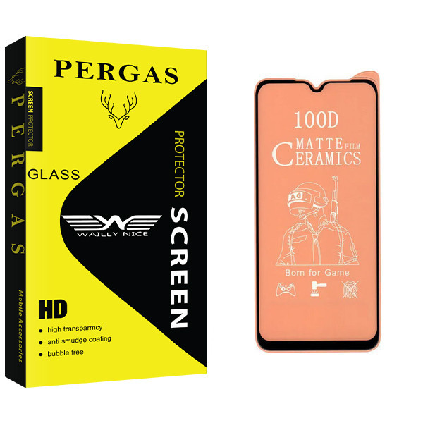 محاظ صفحه نمایش مات وایلی نایس مدل Pergas Glass مناسب برای گوشی موبایل سامسونگ Galaxy A20S