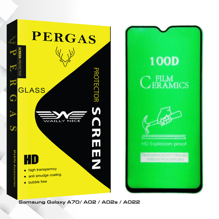محافظ صفحه نمایش سرامیکی وایلی نایس مدل Pergas Glass مناسب برای گوشی موبایل سامسونگ Galaxy A70/ A02 / A02s / A022