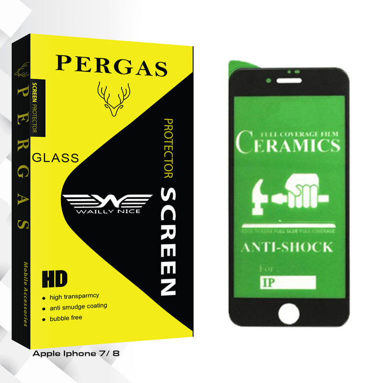محافظ صفحه نمایش وایلی نایس مدل Pergas Glass مناسب برای گوشی موبایل اپل Iphone 7 /8