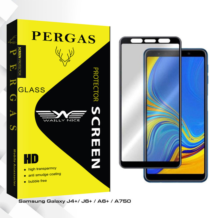 محافظ صفحه نمایش وایلی نایس مدل Pergas Glass مناسب برای گوشی موبایل سامسونگ Galaxy J4+/ J6+ / A6+ / A750