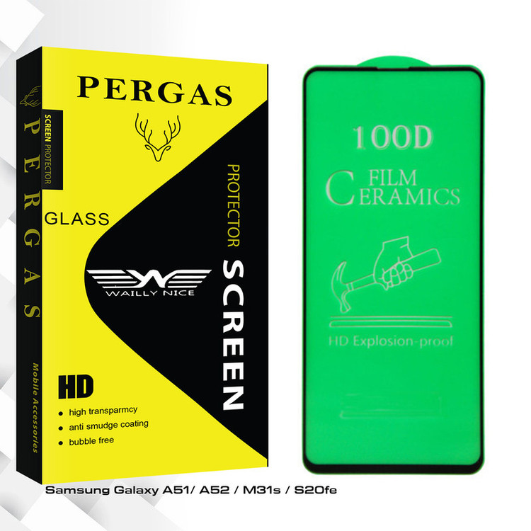 محافظ صفحه نمایش سرامیکی وایلی نایس مدل Pergas Glass مناسب برای گوشی موبایل سامسونگ Galaxy A51/ A52 / M31s / S20fe