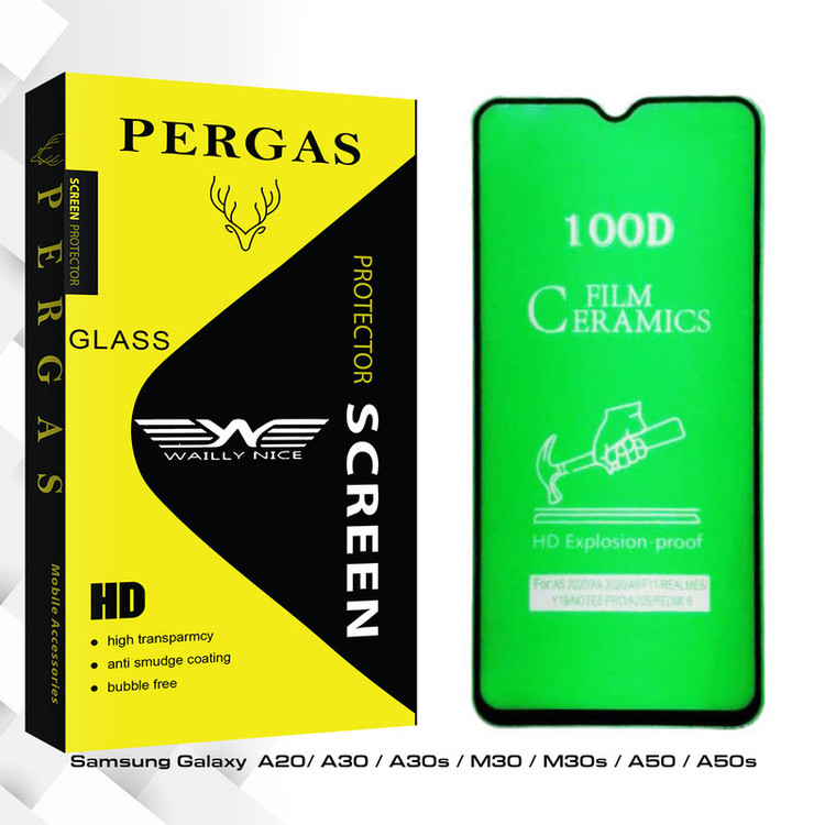 محافظ صفحه نمایش سرامیکی وایلی نایس مدل Pergas Glass مناسب برای گوشی موبایل سامسونگ Galaxy A20/ A30 / A30s / M30 / M30s / A50 / A50s