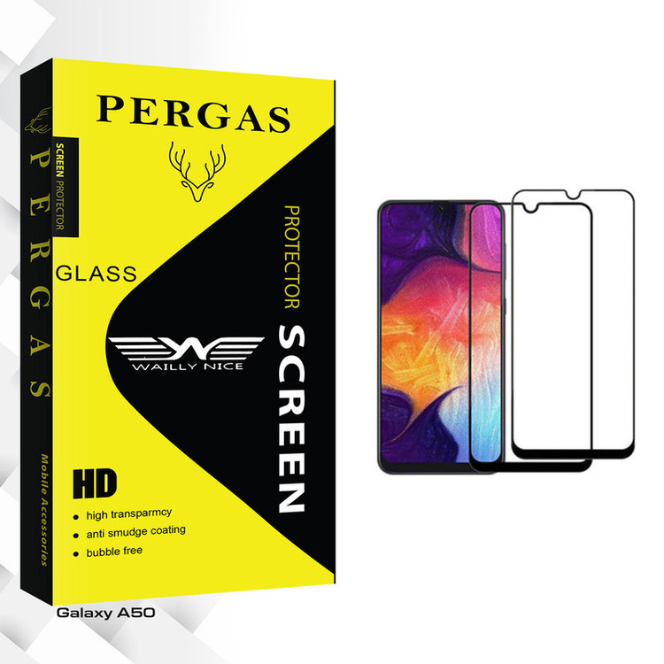 محافظ صفحه نمایش وایلی نایس مدل Pergas Glass مناسب برای گوشی موبایل سامسونگ Galaxy A50 بسته دو عددی