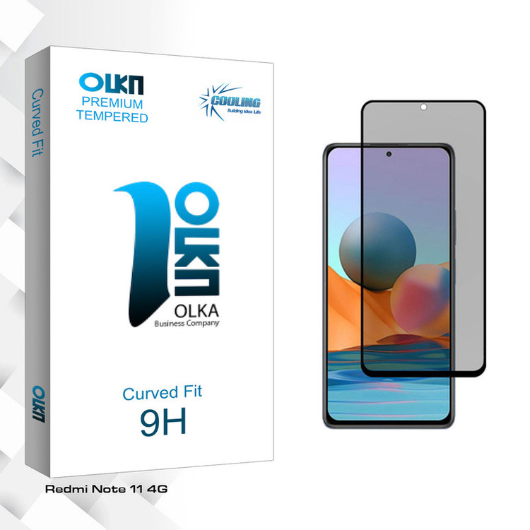 محافظ صفحه نمایش حریم شخصی کولینگ مدل Olka Pro مناسب برای گوشی موبایل شیائومی Redmi Note 11 4G