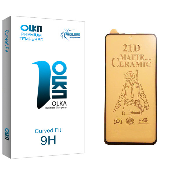 محافظ صفحه نمایش سرامیکی مات کولینگ مدل Olka Glass مناسب برای گوشی موبایل شیائومی Poco M4 Pro 5G