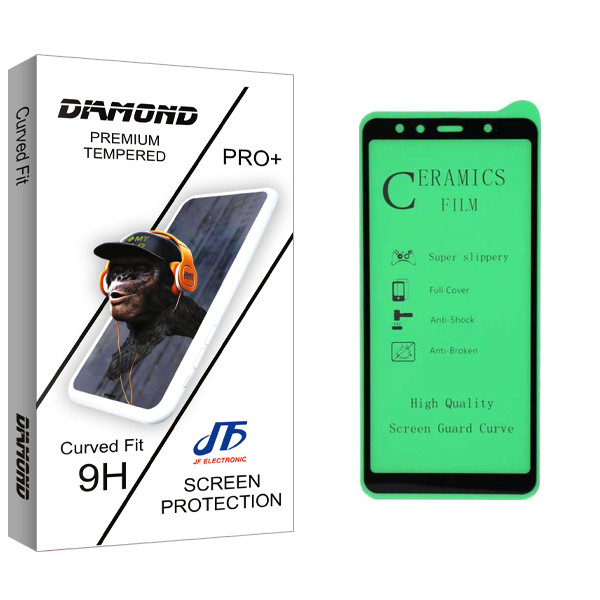 محافظ صفحه نمایش 9D جی اف مدل Diamond glass مناسب برای گوشی موبایل شیائومی redmi note8