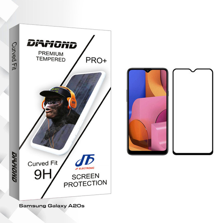 محافظ صفحه نمایش جی اف مدل Diamond glass مناسب برای گوشی موبایل سامسونگ Galaxy A20s
