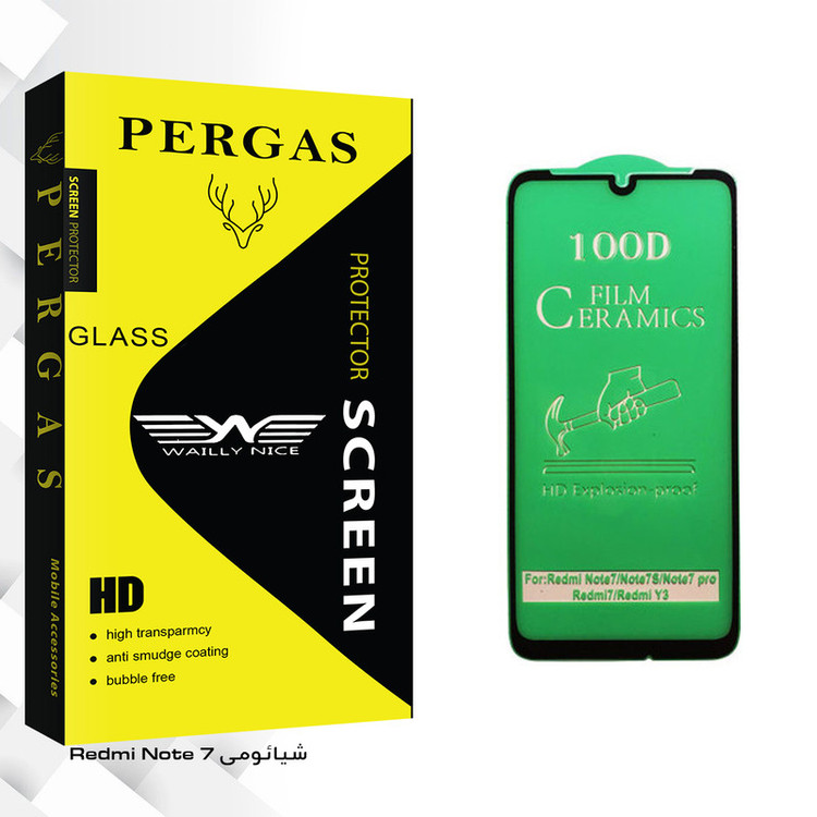 محافظ صفحه نمایش سرامیکی وایلی نایس مدل Pergas Glass مناسب برای گوشی موبایل شیائومی Redmi Note 7