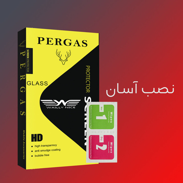 محافظ صفحه نمایش سرامیکی وایلی نایس مدل Pergas Glass مناسب برای گوشی موبایل سامسونگ Galaxy A30