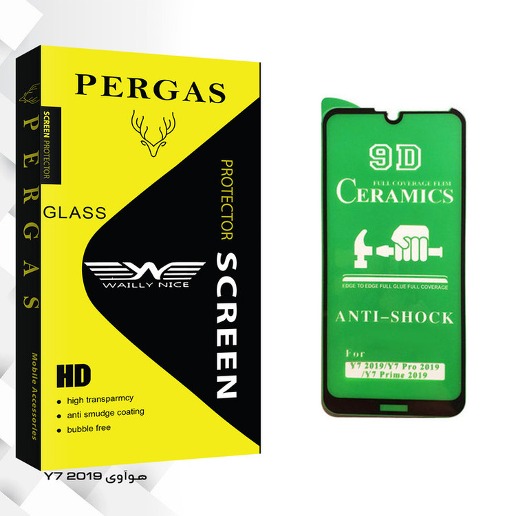 محافظ صفحه نمایش سرامیکی وایلی نایس مدل Pergas Glass مناسب برای گوشی موبایل هوآوی Y7 2019