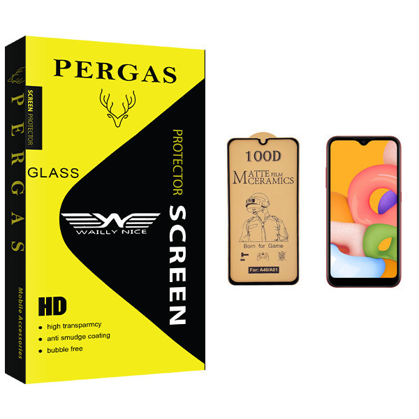محافظ صفحه نمایش سرامیکی وایلی نایس مدل Pergas Glass مناسب برای گوشی موبایل سامسونگ Galaxy A01