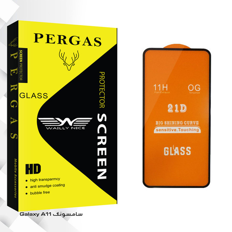 محافظ صفحه نمایش وایلی نایس مدل Pergas Glass مناسب برای گوشی موبایل سامسونگ Galaxy A11