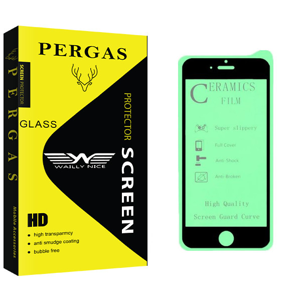 محافظ صفحه نمایش سرامیکی وایلی نایس مدل Pergas Glass مناسب برای گوشی موبایل اپل Iphone 5