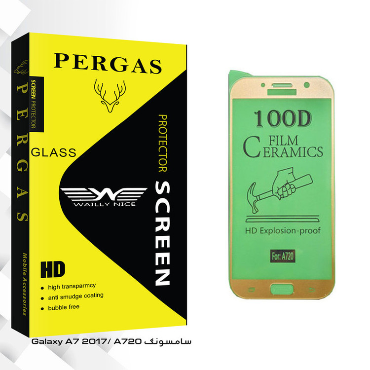محافظ صفحه نمایش سرامیکی وایلی نایس مدل Pergas Glass مناسب برای گوشی موبایل سامسونگ Galaxy A7 2017/ A720