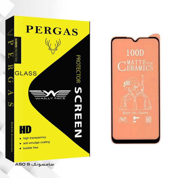 محافظ صفحه نمایش مات وایلی نایس مدل Pergas Glass مناسب برای گوشی موبایل سامسونگ Galaxy A50 S