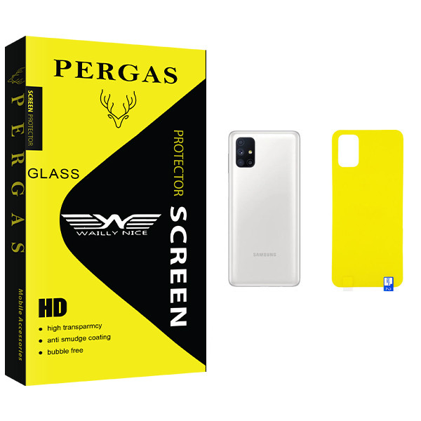 محافظ پشت گوشی وایلی نایس مدل Pergas Glass مناسب برای گوشی موبایل سامسونگ Galaxy M51