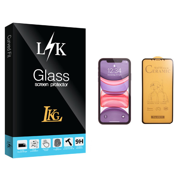 برای محافظ صفحه نمایش سرامیکی ال کا جی مدل LK Glass مناسب گوشی موبایل اپل iPhone 11