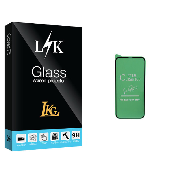 محافظ صفحه نمایش سرامیکی ال کا جی مدل LK Glass مناسب برای گوشی موبایل اپل iPhone XS