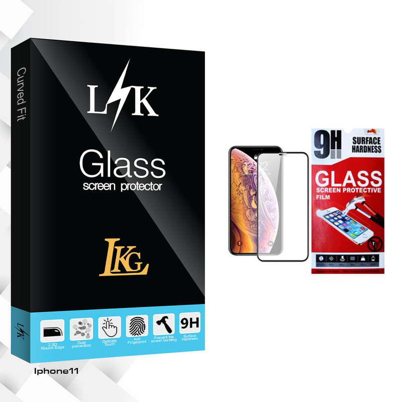 محافظ صفحه نمایش مات ال کا جی مدل LK Glass مناسب برای گوشی موبایل اپل iPhone 11