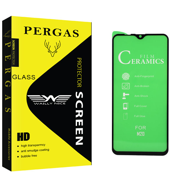 محافظ صفحه نمایش وایلی نایس مدل Pergas Glass مناسب برای گوشی موبایل سامسونگ Galaxy M20
