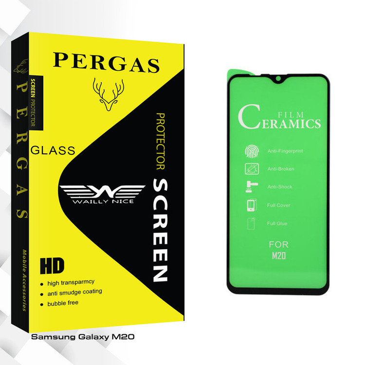 محافظ صفحه نمایش وایلی نایس مدل Pergas Glass مناسب برای گوشی موبایل سامسونگ Galaxy M20