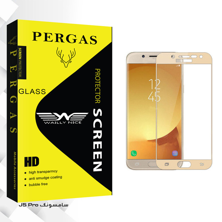 محافظ صفحه نمایش وایلی نایس مدل Pergas Glass مناسب برای گوشی موبایل سامسونگ Galaxy J5 Pro