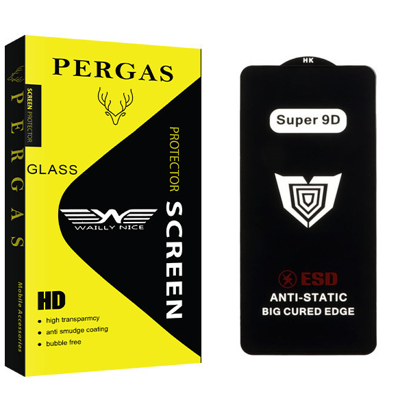 محافظ صفحه نمایش وایلی نایس مدل Super 9D Pergas2 مناسب برای گوشی موبایل ریلمی C73 5G