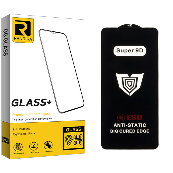 محافظ صفحه نمایش راندیکا مدل Super 9D RK مناسب برای گوشی موبایل سامسونگ Galaxy A21s