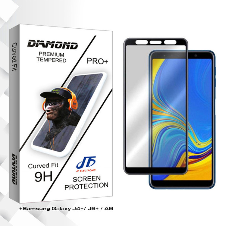 محافظ صفحه نمایش سرامیکی مات جی اف مدل Diamond glass مناسب برای گوشی موبایل سامسونگ Galaxy J4/ J6 / A6 plus