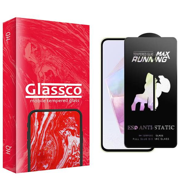 محافظ صفحه نمایش گلس کو مدل CGo1newpkg Running Max مناسب برای گوشی موبایل سامسونگ Galaxy A35