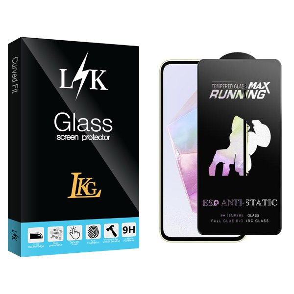 محافظ صفحه نمایش ال کا جی مدل LKKnewpkg Running Max مناسب برای گوشی موبایل سامسونگ Galaxy A35
