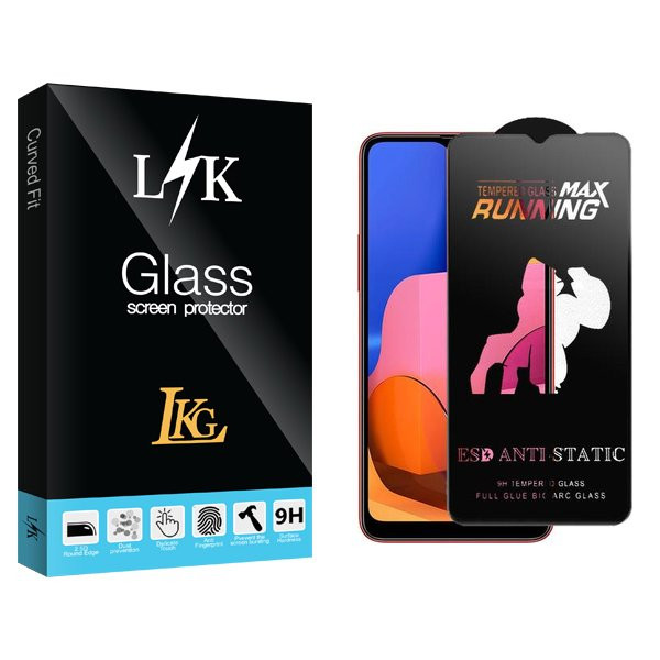 محافظ صفحه نمایش ال کا جی مدل LKKnewpkg Running Max مناسب برای گوشی موبایل سامسونگ Galaxy A20s