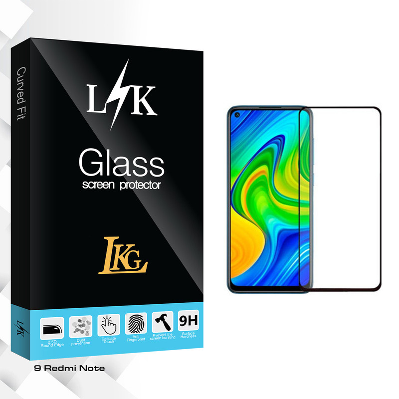 محافظ صفحه نمایش ال کا جی مدل LK Glass مناسب برای گوشی موبایل شیائومی 9 Redmi Note