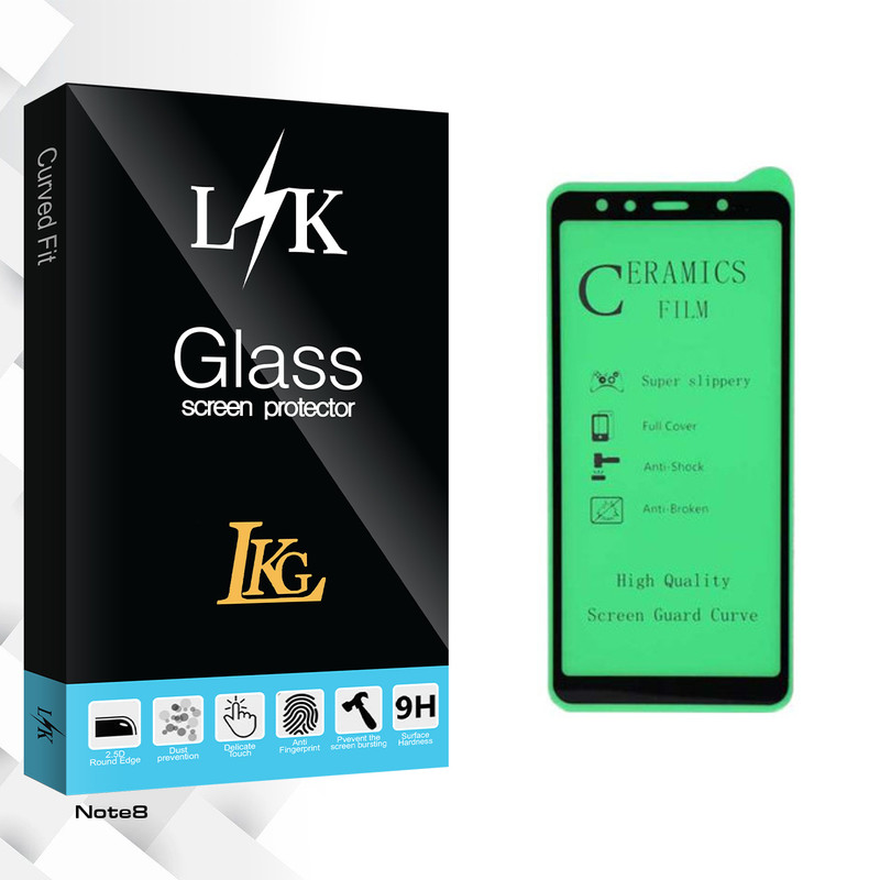 محافظ صفحه نمایش 9D ال کا جی مدل LK Glass مناسب برای گوشی موبایل شیائومی redmi note8