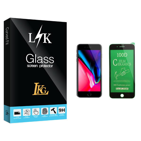 محافظ صفحه نمایش سرامیکی ال کا جی مدل LK Glass مناسب برای گوشی موبایل اپل iPhone 7 Plus