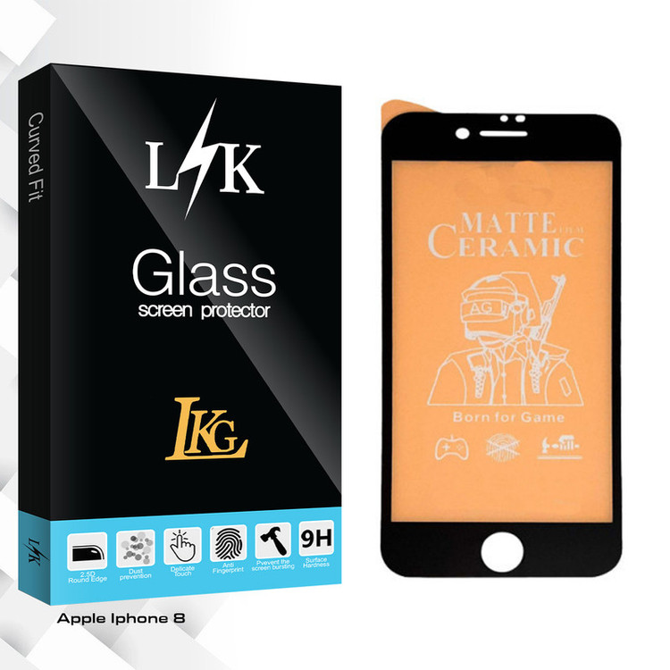 محافظ صفحه نمایش ال کا جی مدل LK Glass مناسب برای گوشی موبایل اپل Iphone 8