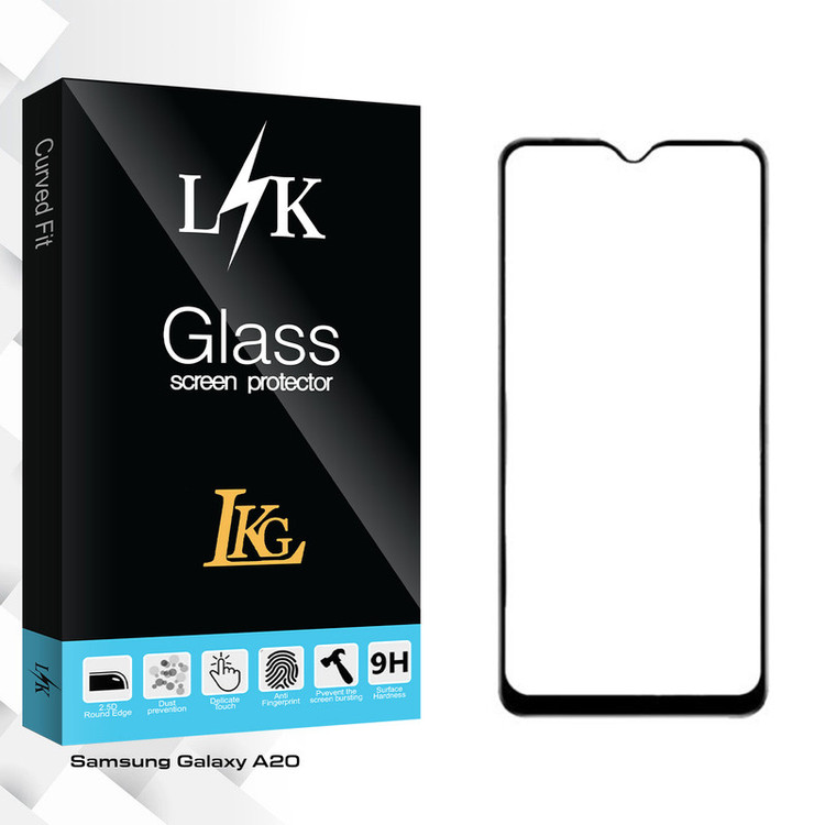 محافظ صفحه نمایش ال کا جی مدل LK Glass مناسب برای گوشی موبایل سامسونگ Galaxy A20
