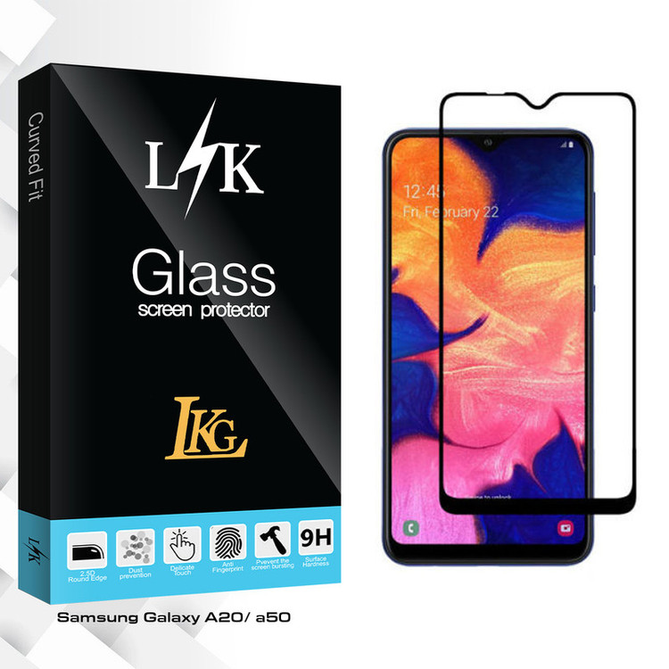 محافظ صفحه نمایش ال کا جی مدل LK Glass مناسب برای گوشی موبایل سامسونگ Galaxy A20/ a50