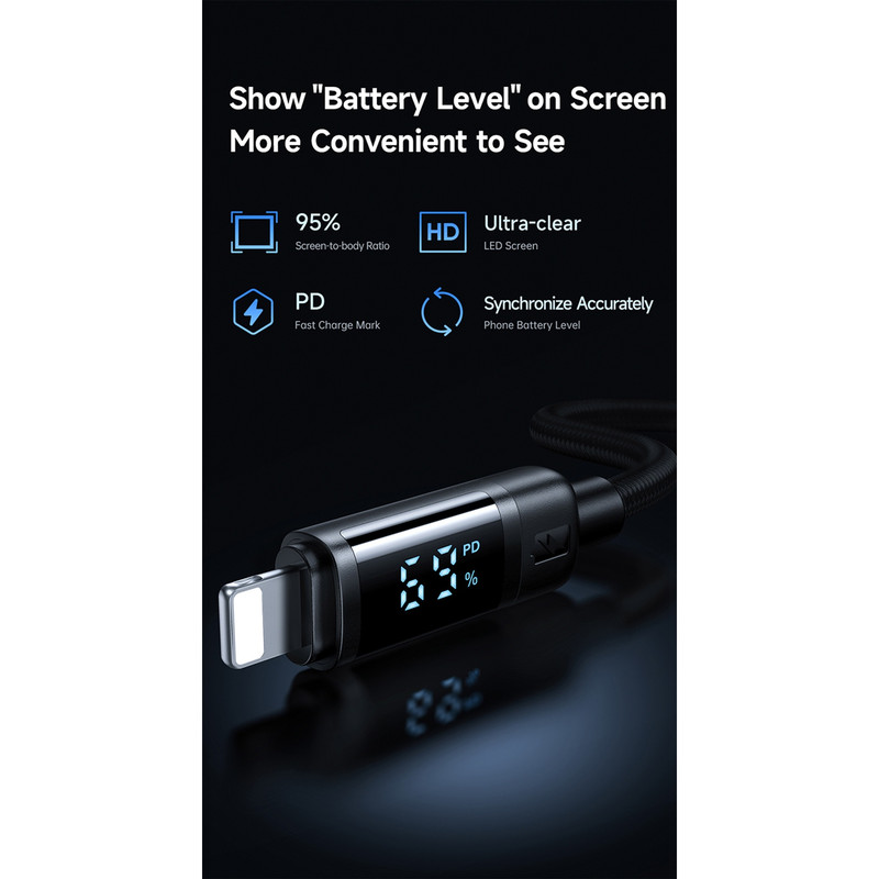 کابل USB-C به لایتنینگ مک دودو طول 1.2 متر